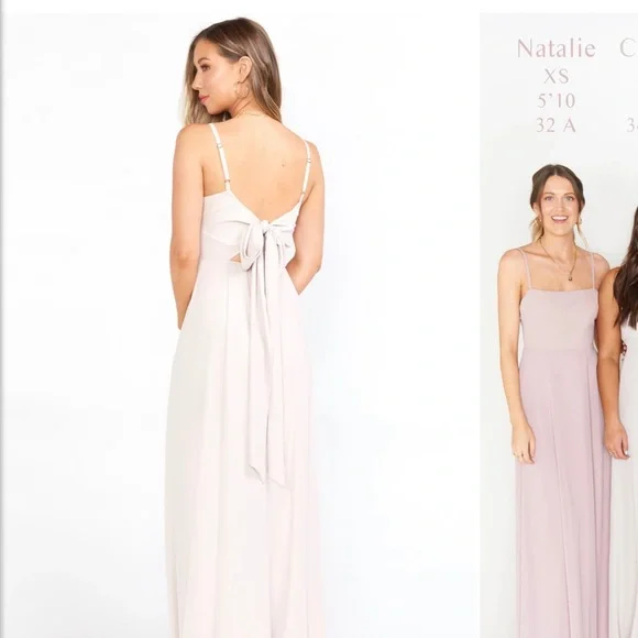 SHOW ME YOUR MUMU- Lauren Tie Maxi Dress in Show Me The Ring Crisp - Picture 4 of 8